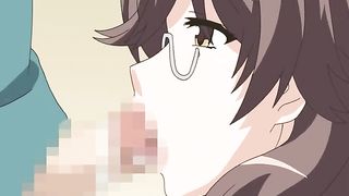 Huge titted hentai brunette fucked