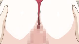 Huge titted hentai brunette fucked