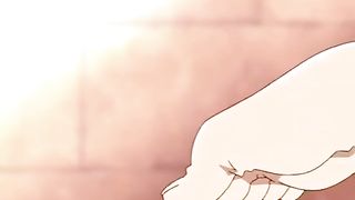 Hentai lesbian with black strap on penetratio