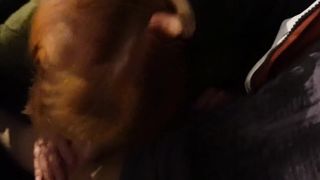 Blowjob in the Car from a Redhead Student - Furiyssh