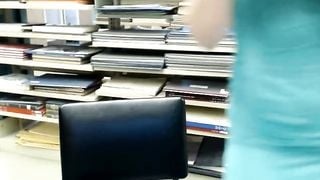 Ginger Banks Almost Caught Naked in the Library