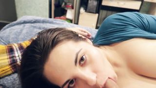 An Excited Girl I Met on the Site Sucks my Cock.