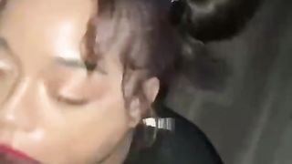 ON MY KNEES STUFFING MY THROAT TILL HE CUMS ( LOOP)