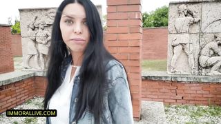 STEP MOM TIES UP HER SON & SHOWERS HIM IN SQUIRT FOR STEALING - Mega Busty MILF Disciplines Stepson.