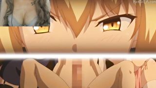 Hentai - 3 girls fucks a lucky boy  (HAREM)