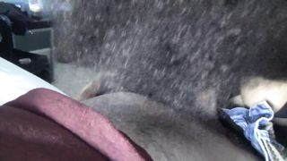 ebony chick sucking white dick and swallows