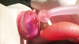 Alice Strange Plays with Pussy Pump, Talks Dirty and Squirts