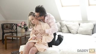 DADDY4K. Lovely miss spends sexy time with her bfs father