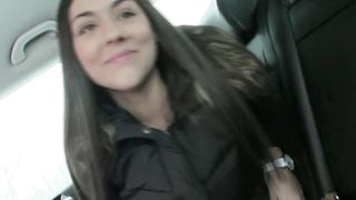 FakeTaxi Sexy Iva cant say no to free cash in my Taxi