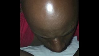 Daddy sucking my pussy