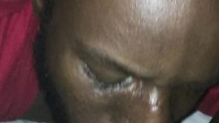 Daddy sucking my pussy