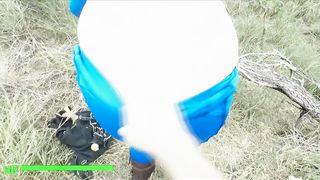 Vault Dweller Makes A Deal - MY FIRST PUBLIC SEX VDEO