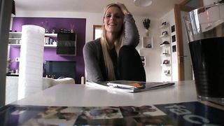 PublicAgent English Tutor Sucks and Fucks my Big Dick