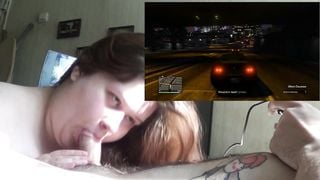 BBW Tanya Mellow blowjob vs. GTA Online