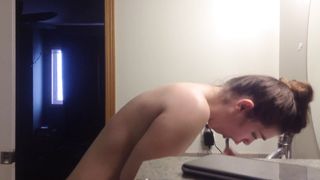 Roommate caught on hidden spy cam getting dressed for class