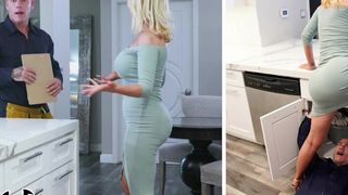 BANGBROS - Busty MILF Nikki Benz Drops Her Big Ass On Maintenance Man
