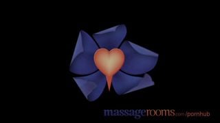 Massage Rooms Lesson turns into oily teen threesome fuck fest