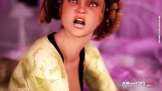 Big tits teen fucking with a clown in a full hd 3d animation