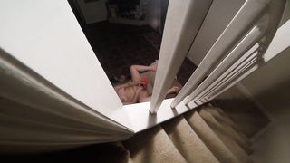 Caught Wife playing with her toy again!