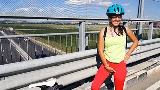 Anal Surprise during Hot Cycling