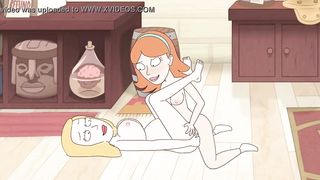 EroPharaoh | Pregnant Beth x Jessica | Rick and Morty Hentai