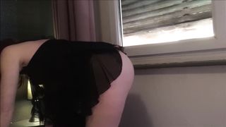 Maid Without Panties and DownBlouse