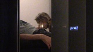 Spying Blowjob