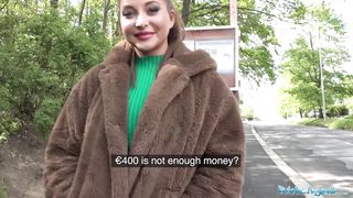 Public Agent Anna Polina gets her big perfect boobs out for a good fucking