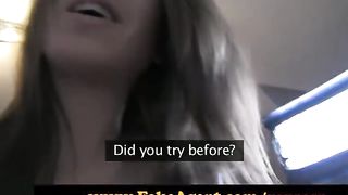 FakeAgent Med student creampie surprise and anal