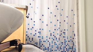 REAL roommate caught in shower on hidden spy cam. Check profile 4 more vids