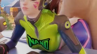 Dva Nano Doggystyle Overwatch Animation 3D with Sound