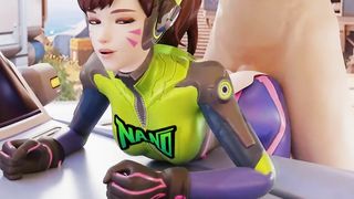 Dva Nano Doggystyle Overwatch Animation 3D with Sound