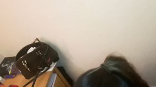 Shy Muslim teen sucks first cock! First cumshot.