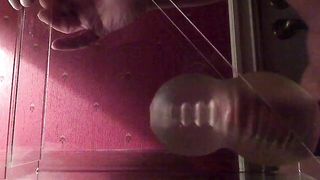 Daddy cum huge and moaning