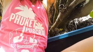 Risky PUBLIC SEX in HAMMOCK# Wet OPEN PUSSY Rough Fuck till ORGASM stop it