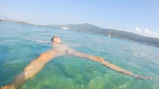 DEEP ANAL into the Sea with Cloud of underwater CUM