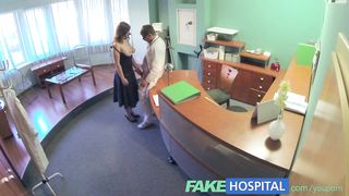 FakeHospital Doctors compulasory health check makes busty temporary hospital assistant pussy wet