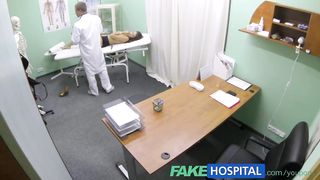 FakeHospital Hot girl with big tits gets doctors treatment before learning she can squirt