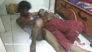 Desi Indian Mature Couple Fucking On The Floor