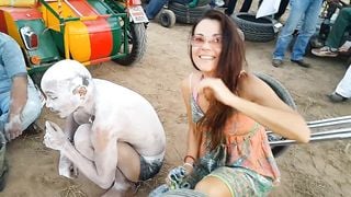 NO PANTIES at BIKE SHOW(part 2) # Show off FUN in March(before Quarantine)