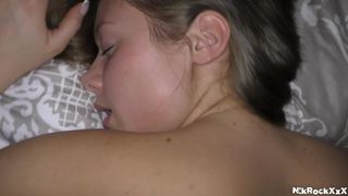 Brother disguised as a robber to fuck his sleep step sister