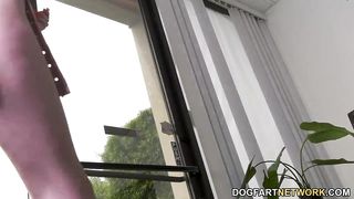 Lexi Lore Gets Dildoed And Strapon Fucked By Black Customers