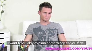 FemaleAgent Unexpected casting fucks MILF agent beautifully