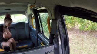 Fake Taxi Sexy busty tattooed Milf stripper wants big black cock