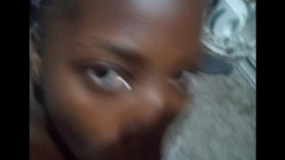 Hood Hoe Sucking In Slum House Ghetto Throat Fuck