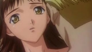 Hentai brunette fucks dick like a hungry slut