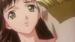 Hentai brunette fucks dick like a hungry slut