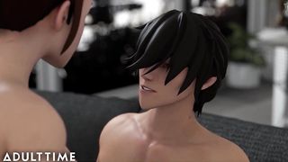 ADULT TIME Hentai Step-Sister Rides Cock & Lesbian Schoolgirls Hentai Sex