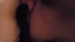 Sexy milf mom gets feet and pussy licked and creampied by bbc black man