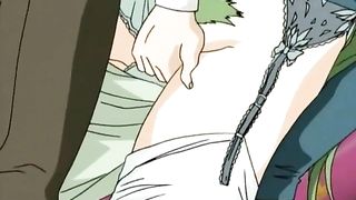 Pretty gal anime porn fuck in private library